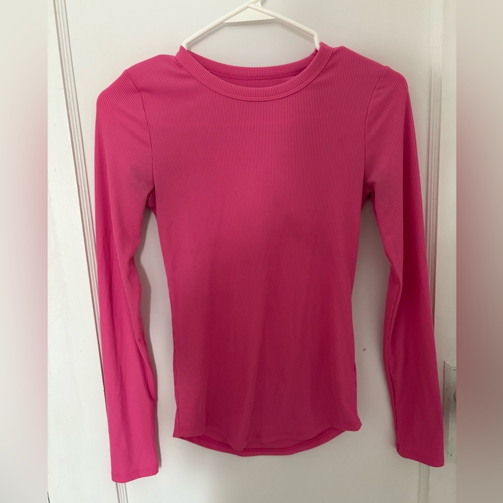 No boundaries | Pink Long Sleeve Top